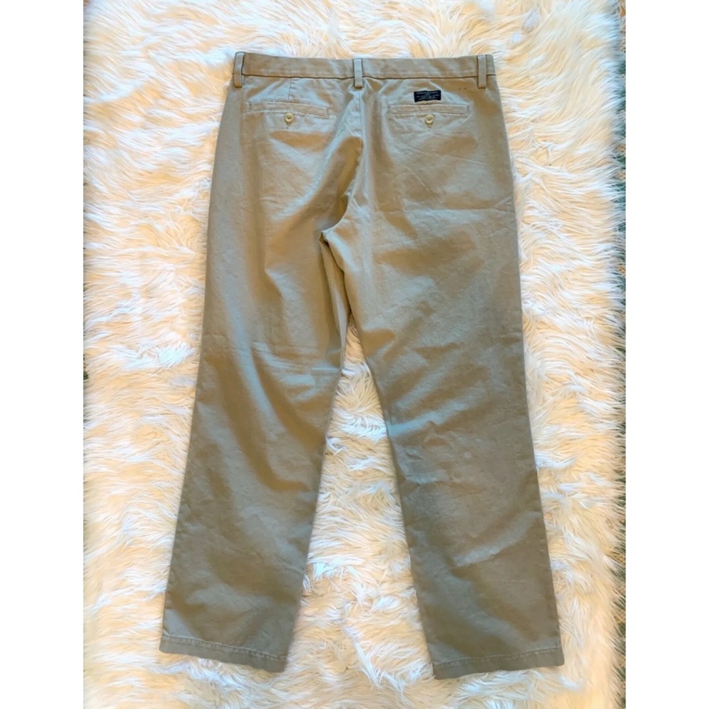 BANANA REPUBLIC Mens Gavin Fit Khaki Pants - Picture 2 of 3